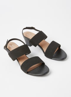 Sivvi x GenM Block Heel Sandals Black  - Image 2