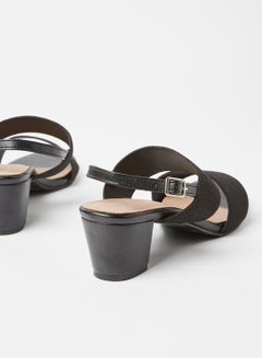 Sivvi x GenM Block Heel Sandals Black  - Image 3