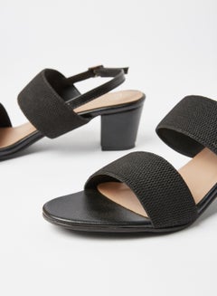 Sivvi x GenM Block Heel Sandals Black  - Image 4
