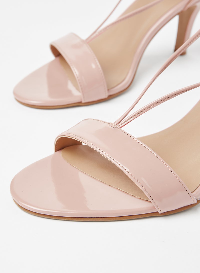 Sivvi x D'Atelier Strappy Heeled Sandals Pink  - Image 4