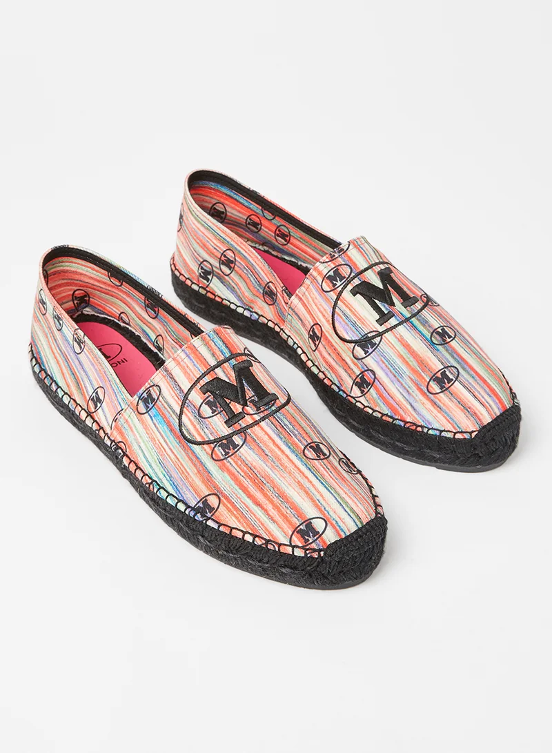 M MISSONI Logo Crayon Espadrilles Multicolor