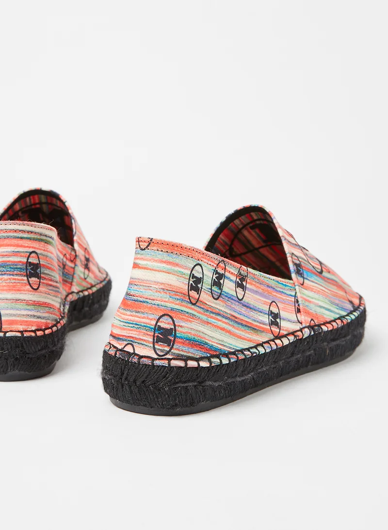 M MISSONI Logo Crayon Espadrilles Multicolor
