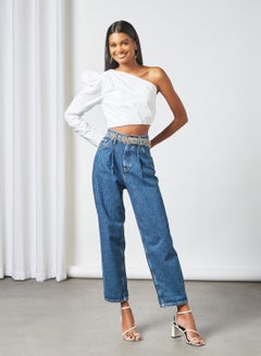 Sivvi x D'Atelier One-Shoulder Top White  - Image 2