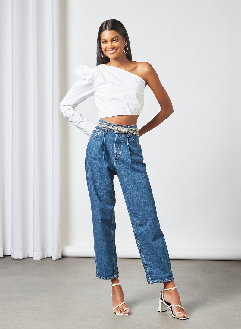 Sivvi x D'Atelier - One-Shoulder Top White - Image 1