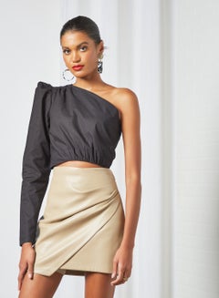 Sivvi x D'Atelier One-Shoulder Top Black  - Image 1