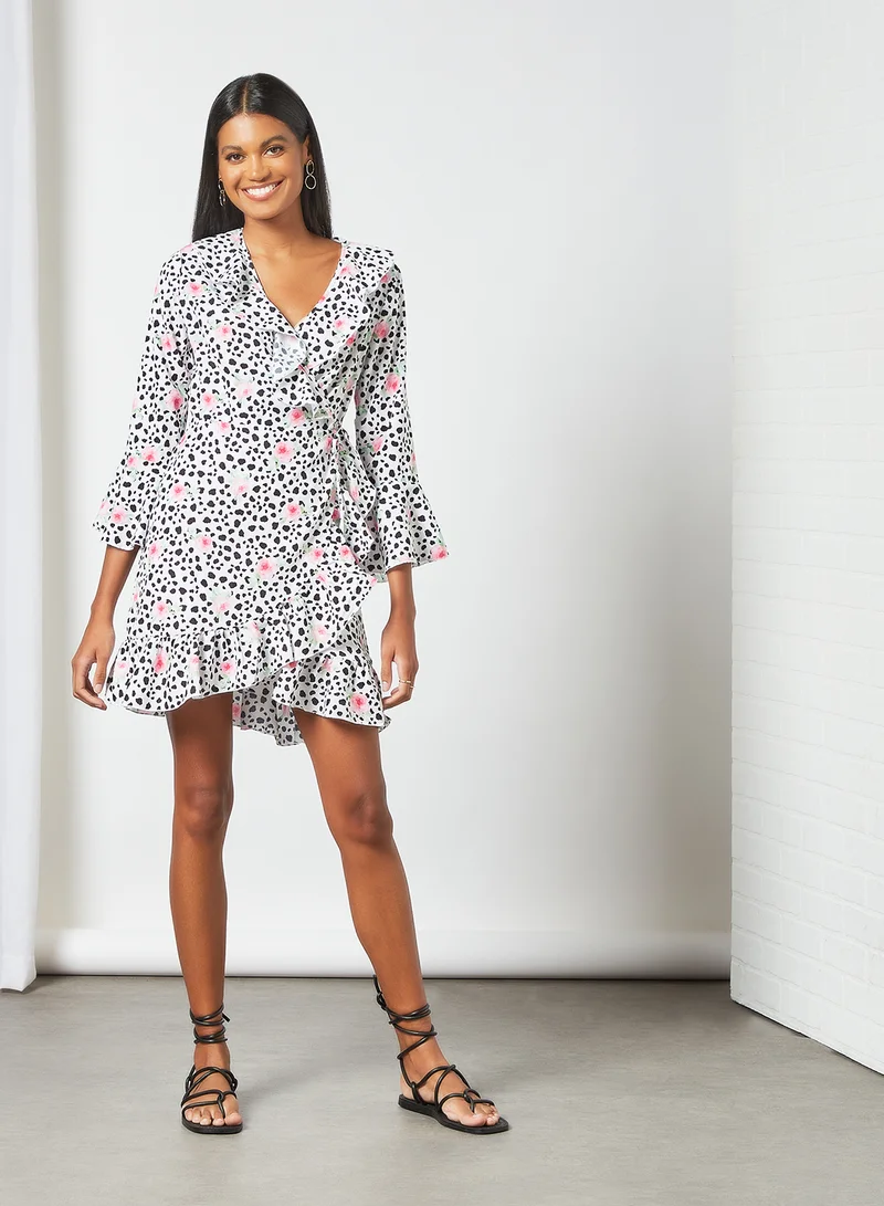 Sivvi x D'Atelier Wrap Mini Dress