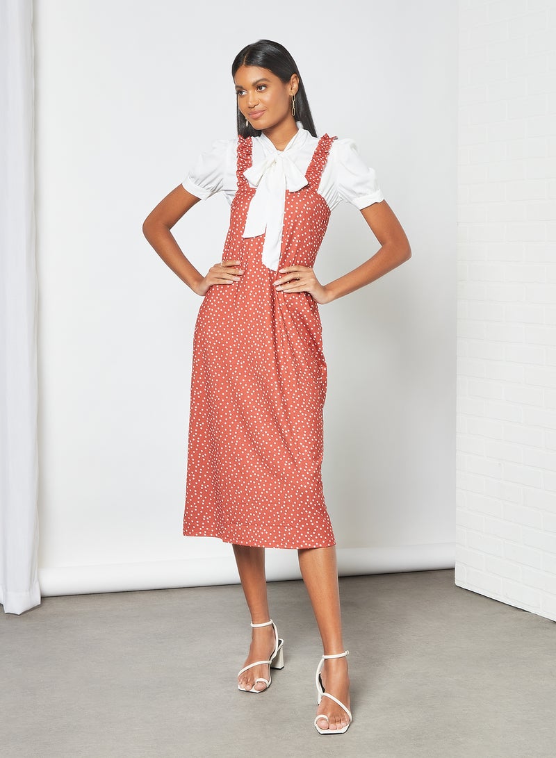 Sivvi x D'Atelier - Polka Dot Dress Brown - Image 1