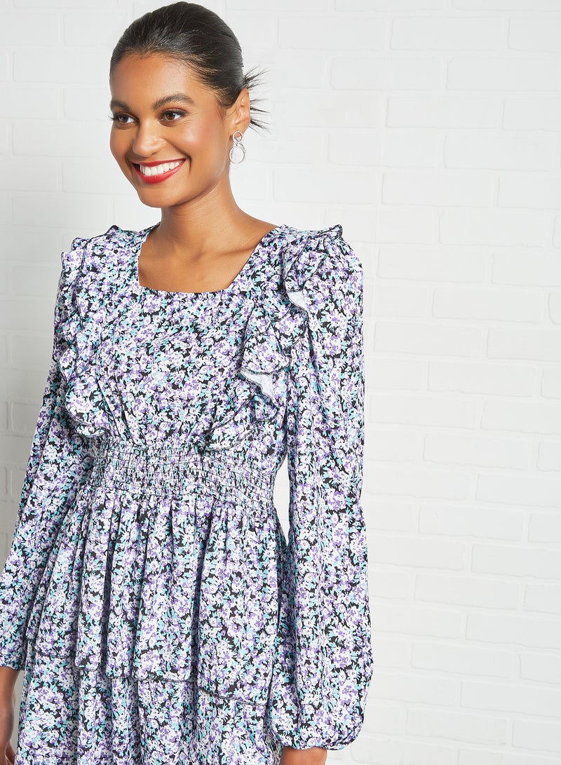 Sivvi x D'Atelier - Floral Print Dress Multicolour - Image 1