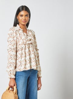 Sivvi x D'Atelier Floral Print Top Multicolour  - Image 1