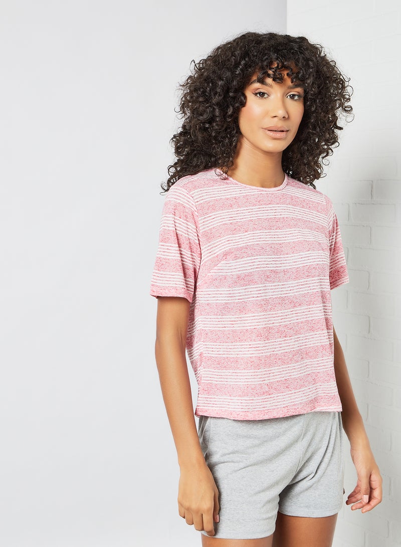 Sivvi x GenM - Basic Pyjama Set (Set of 2) Pink/Grey - Image 1