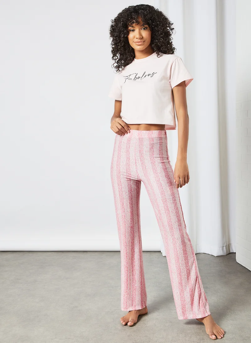 Sivvi x GenM Fabulous Pyjama Set (Set of 2) Pink