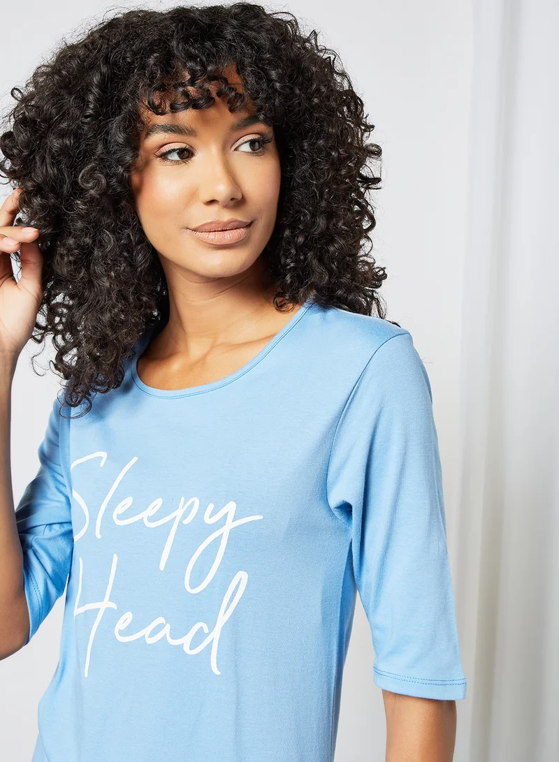 Sivvi x GenM Slogan Print Nightdress