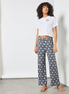 Sivvi x GenM Dotted Pyjama Set (Set of 2) Grey  - Image 1