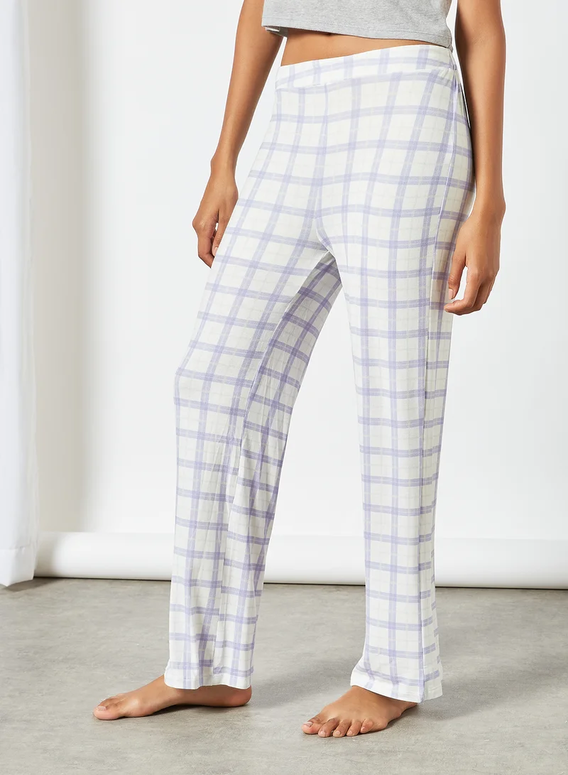 Sivvi x GenM Contrast Text Pyjama Set (Set of 2) Grey