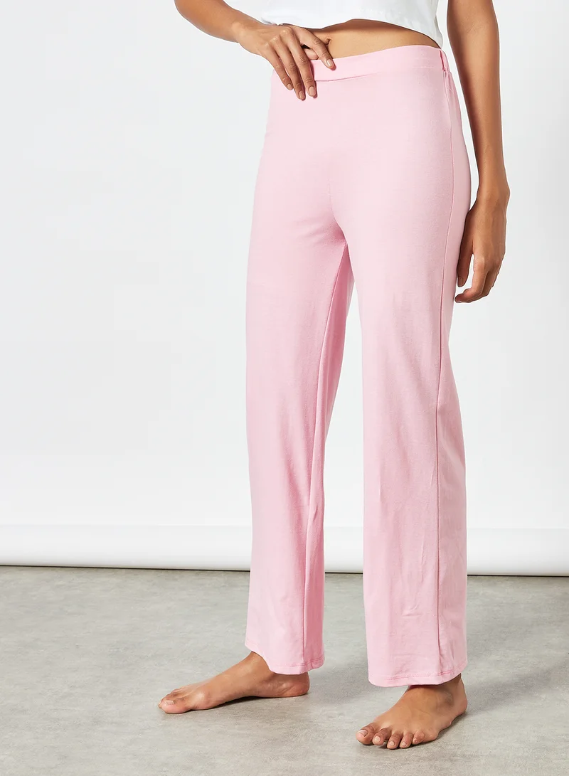 Sivvi x GenM So Tired Pyjama Set (Set of 2) White/Pink