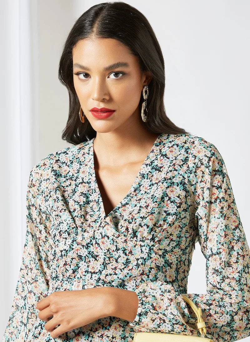 Sivvi x GenM Floral Print Dress