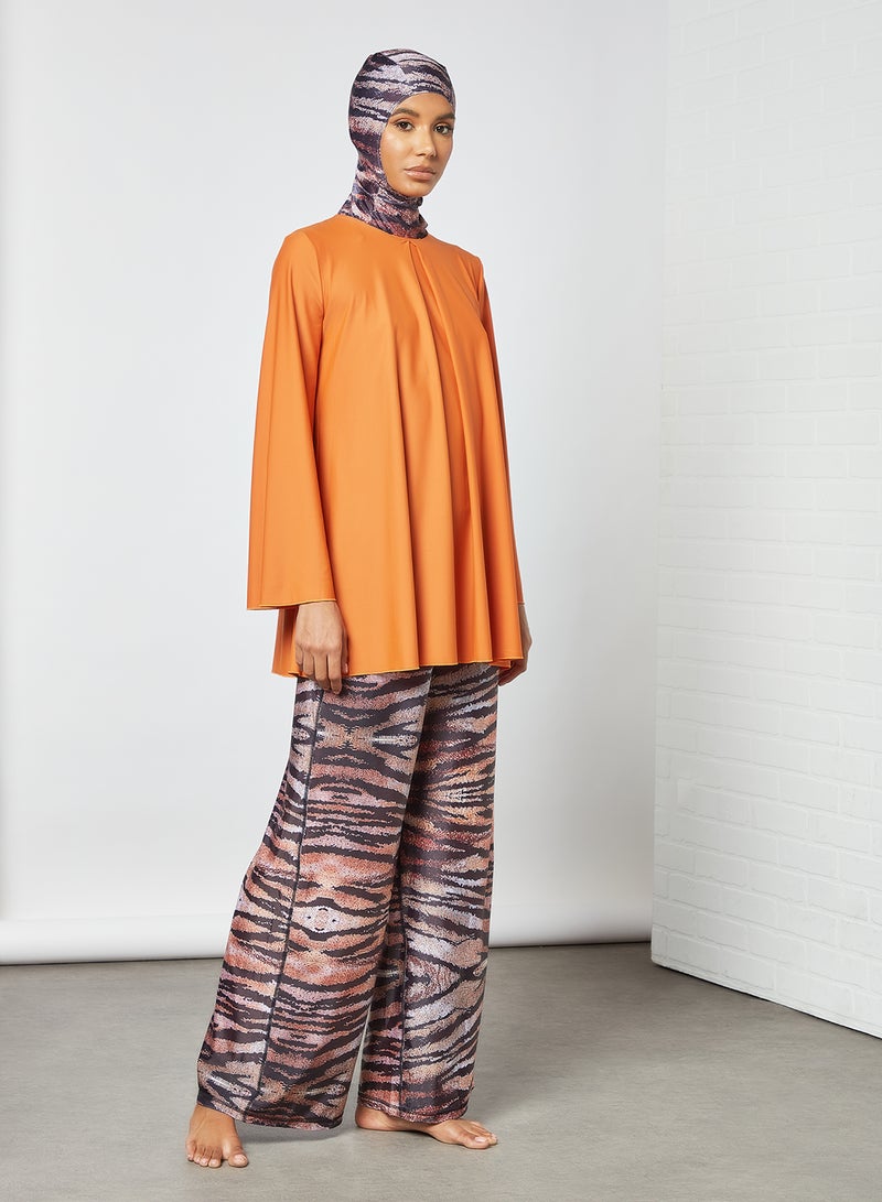 Sian Marie Animal Print Pants Multicolour  - Image 3