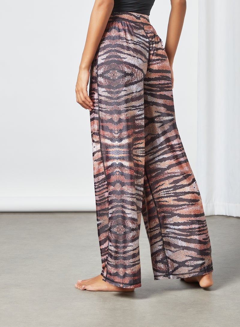 Sian Marie Animal Print Pants Multicolour  - Image 2
