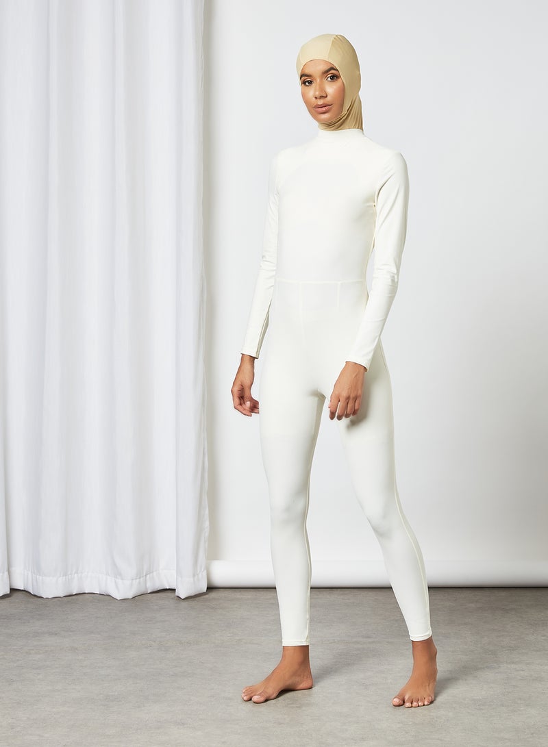 Sian Marie - Solid Wetsuit White - Image 1