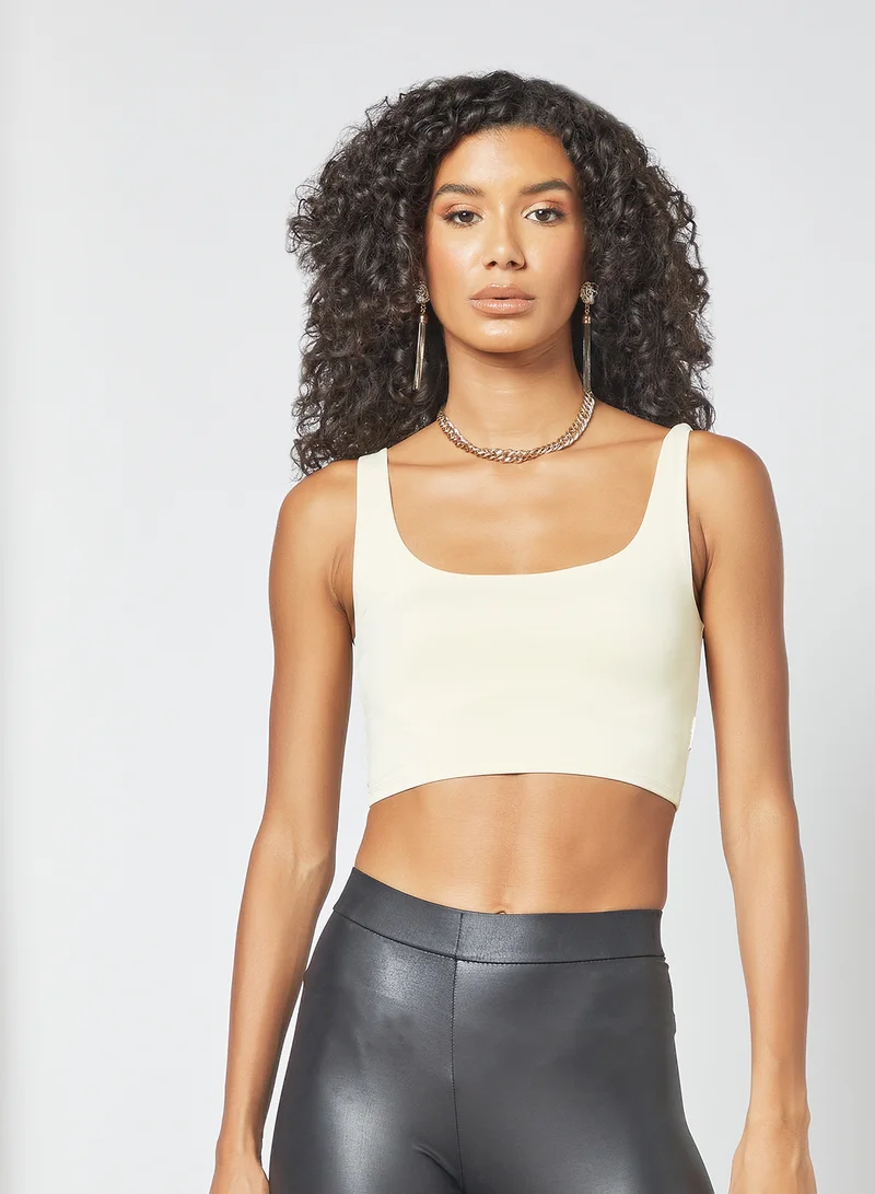 Sian Marie Scoop Neck Crop Top