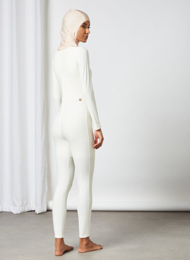 Sian Marie - One-Piece Wetsuit White - Image 1