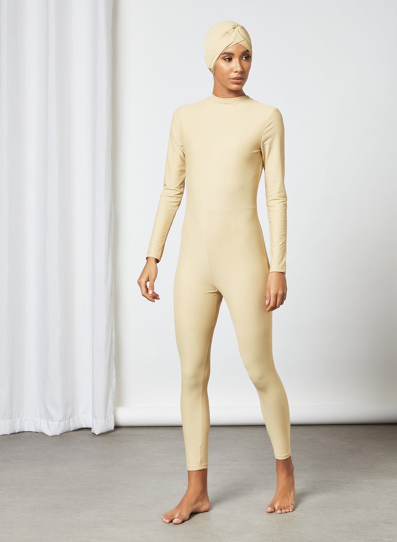 One-Piece Wetsuit Beige - v1630824220/N43452718V_1