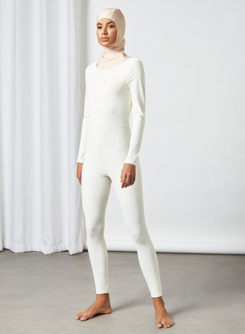 Sian Marie - One-Piece Wetsuit White - Image 1