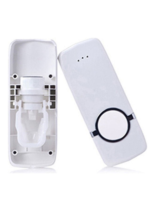 Automatic Toothpaste Dispenser Toothbrush Holder Set White 16 X 6 X 6cm - Image 3