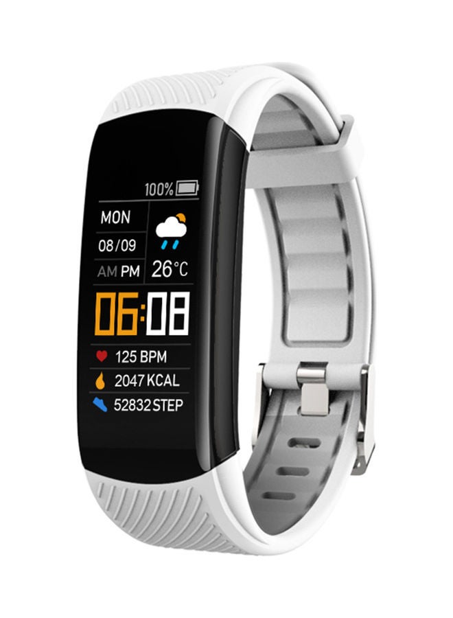 C5 Smart Sports Bracelet 0.96-Inch TFT Single-Touch Screen BT4.0 IP67 Waterproof Fitness Tracker White - Image 1
