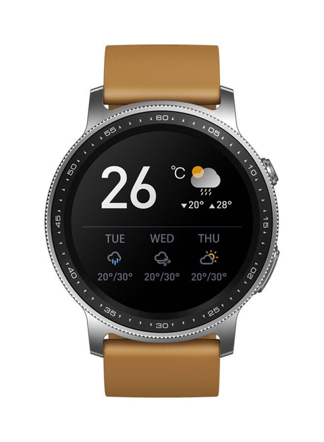 Zeblaze GTR 2 Bluetooth Smart Watch Silver/Brown  - Image 1