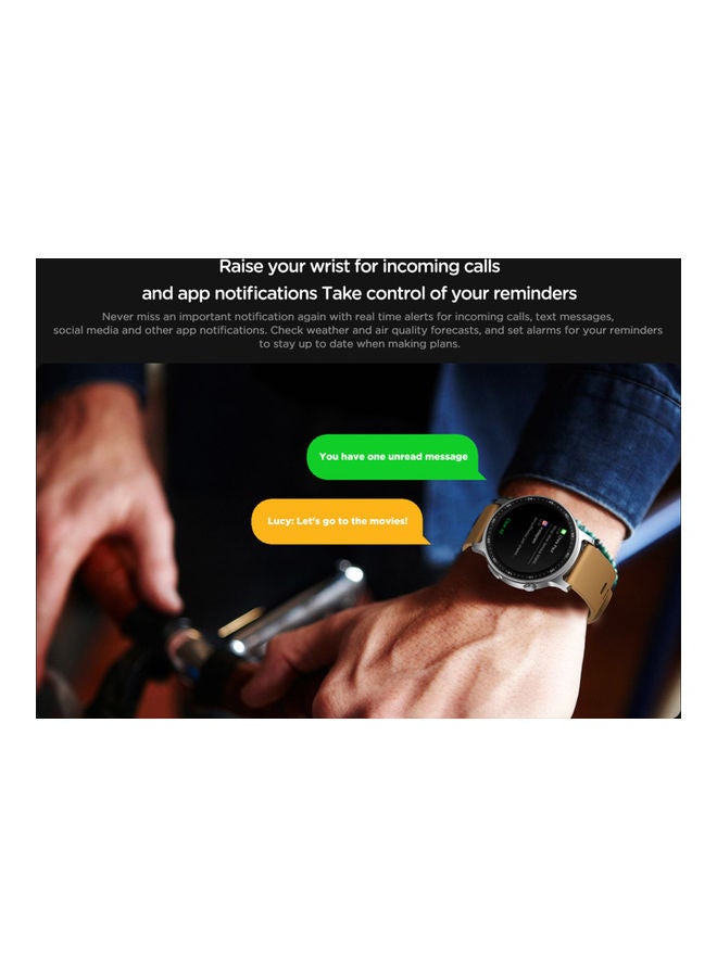 Zeblaze GTR 2 IP68 Waterproof Bluetooth Smart Watch Gold/Pink  - Image 4