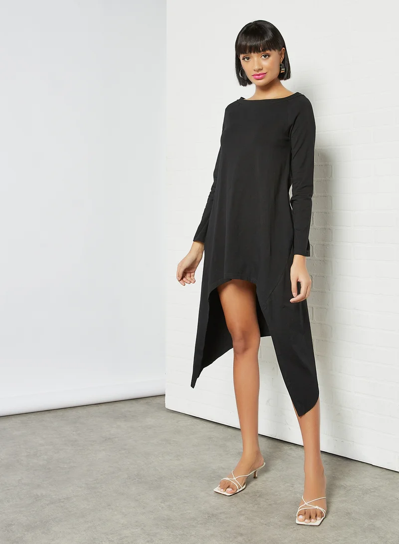 LABEL RAIL Boat Neck Knit Dress