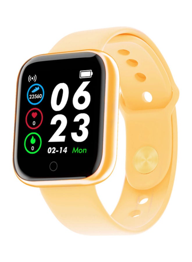 Y68 Smart Sports Bracelet 1.44-Inch IPS Single-Touch Screen BT4.0  Fitness Tracker Yellow - Image 1