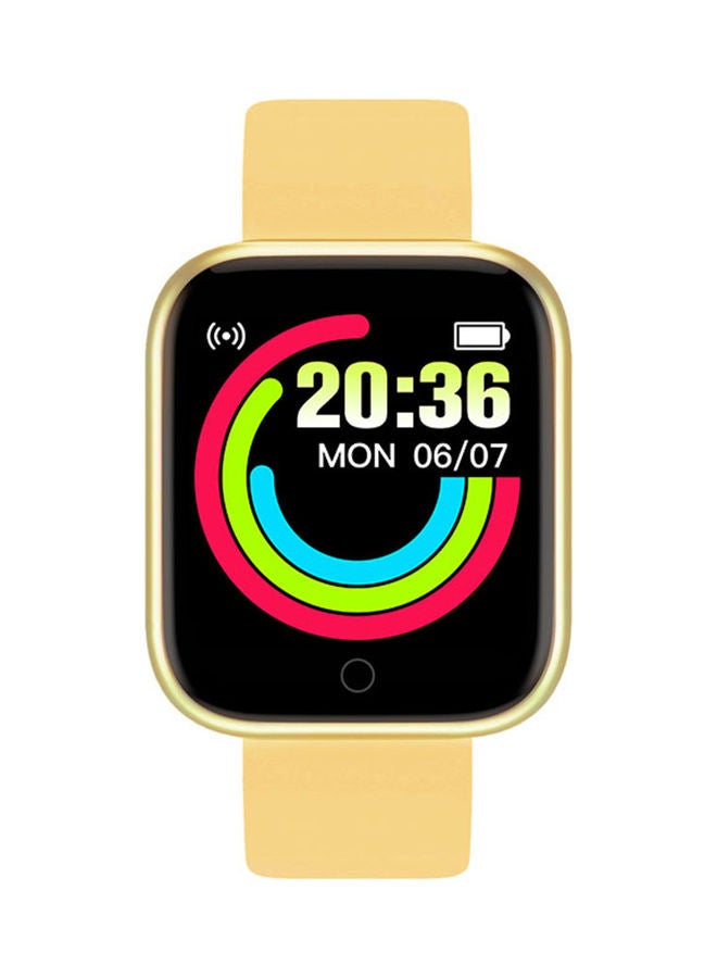 Y68 Smart Sports Bracelet 1.44-Inch IPS Single-Touch Screen BT4.0  Fitness Tracker Yellow - Image 2