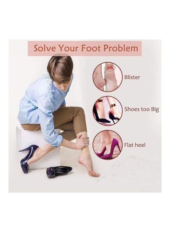 Generic Silicone Heel Cushion Inserts Pads For Shoes For Women Men - Image 2