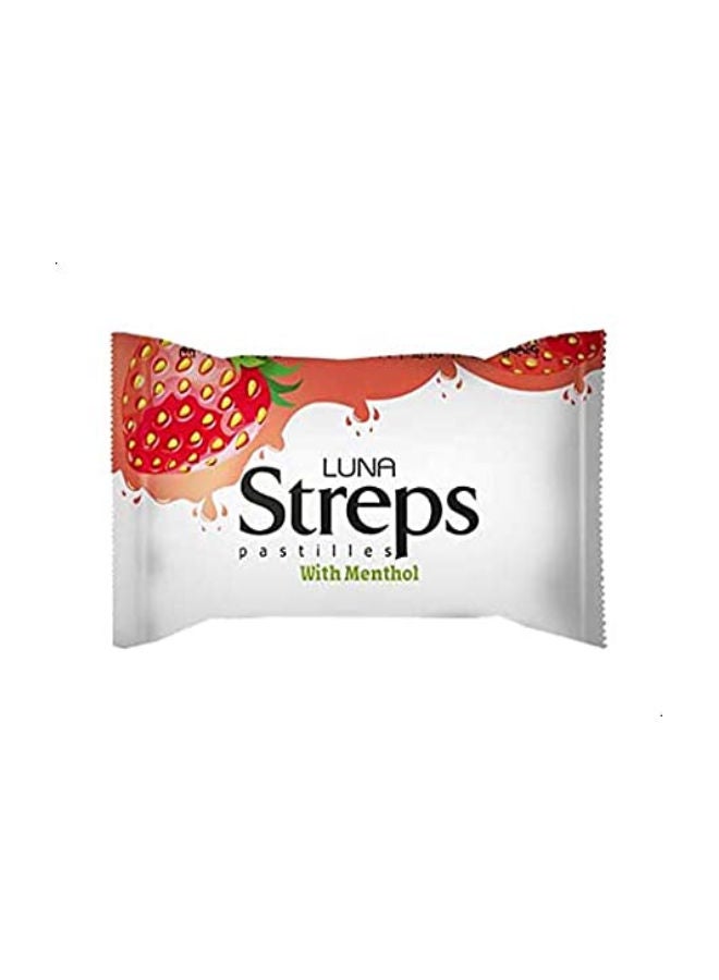 Luna Streps Pastilles Strawberry 100 Pcs - Image 1