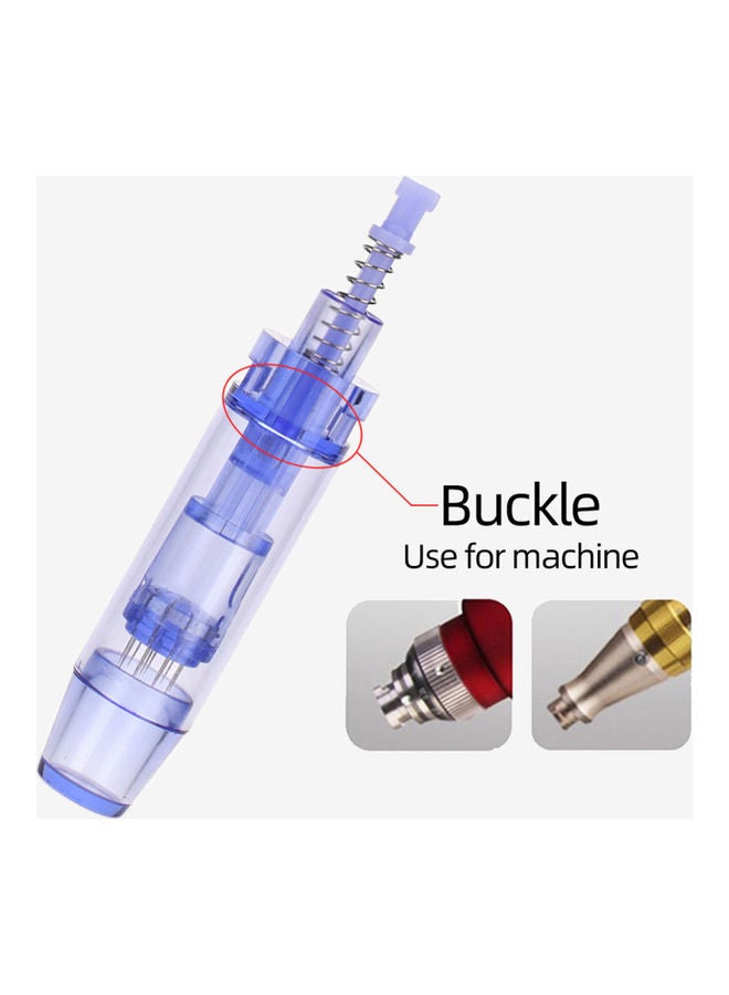 10-Piece Replaceable Cartridges Skin Derma Needles for Microneedling Pen 12 Pin Cartridge Blue 14.5 x 4.5 x 9.5cm - Image 4
