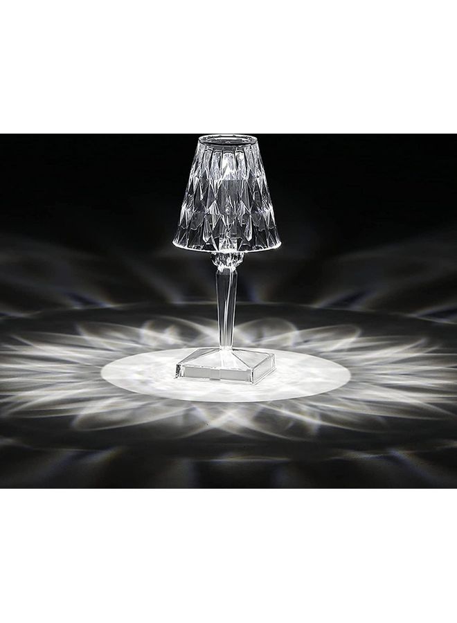 Decorative Crystal Lamp Clear 30cm - Image 2