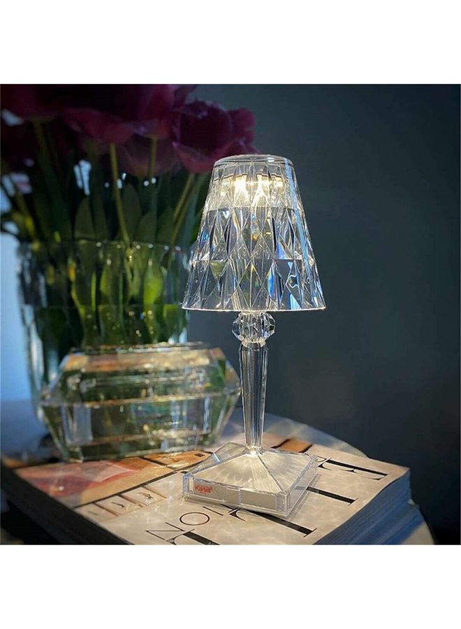 Decorative Crystal Lamp Clear 30cm - Image 3