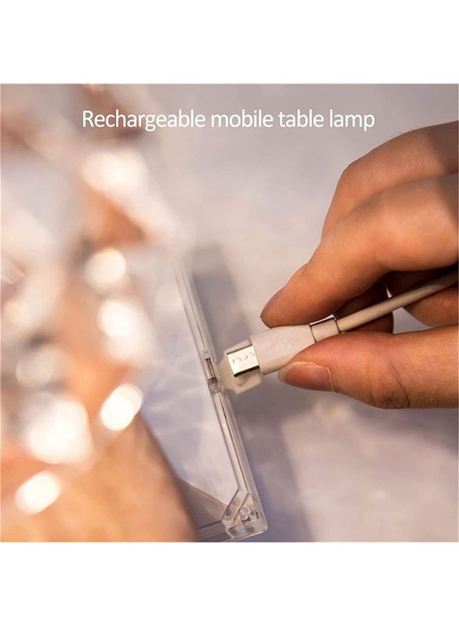 Decorative Crystal Lamp Clear 30cm - Image 4