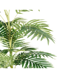 Generic Areca Faux Artificial Plant Dypsis Lutescens Plant 03 Trunks With 40 Branches For Decoration Green 140cm  - Image 4