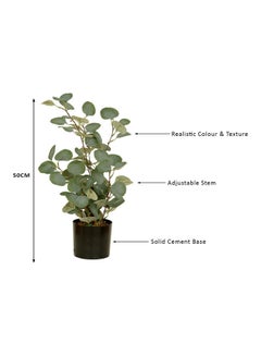 Generic Premium Quality Artificial Eucalyptus Plant Green 50cm  - Image 5