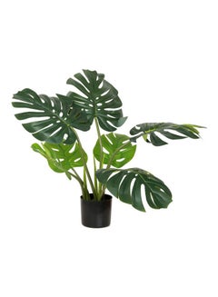 Generic 7-Leaves Artificial Premium Monstera Deliciosa Plant For Home,Hotel,Office Decoration Green 60cm  - Image 1