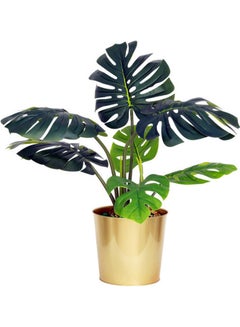 Generic 7-Leaves Artificial Premium Monstera Deliciosa Plant For Home,Hotel,Office Decoration Green 60cm  - Image 2