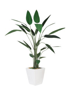 Generic Skybird Faux Artificial Plant With 23 Leaves For Decoration Green 160cm  - Image 3