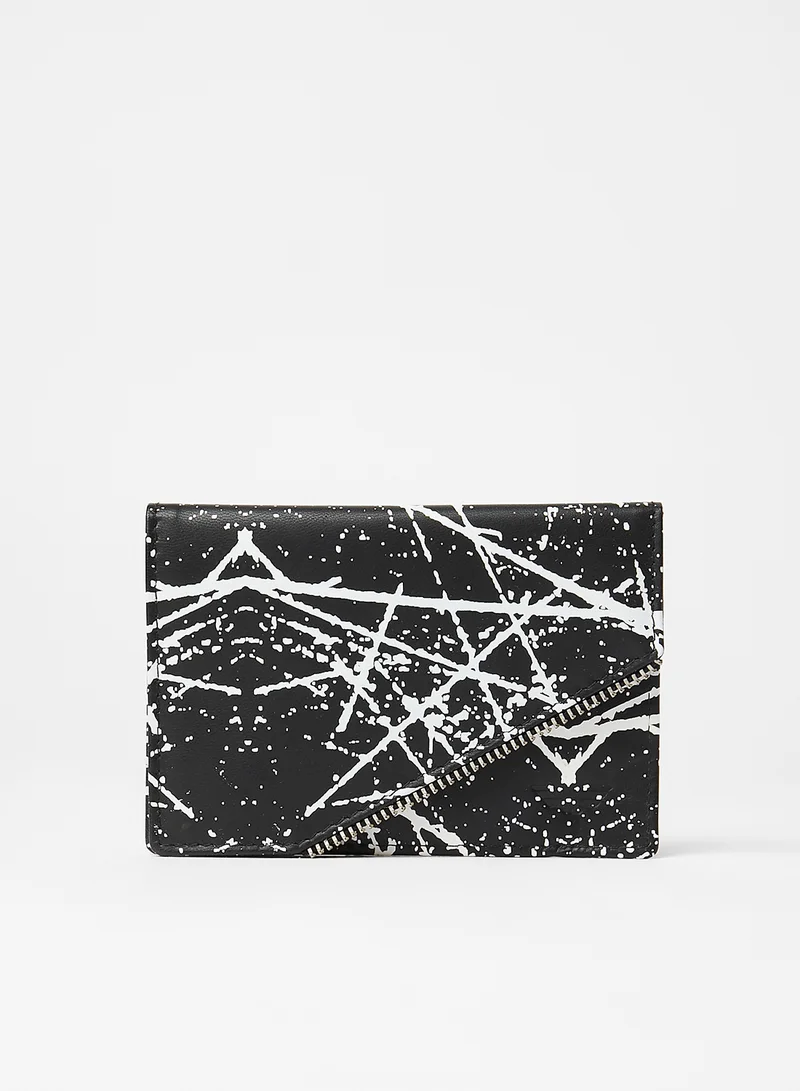 Red Tape Casual Men Leather Card Holder Black