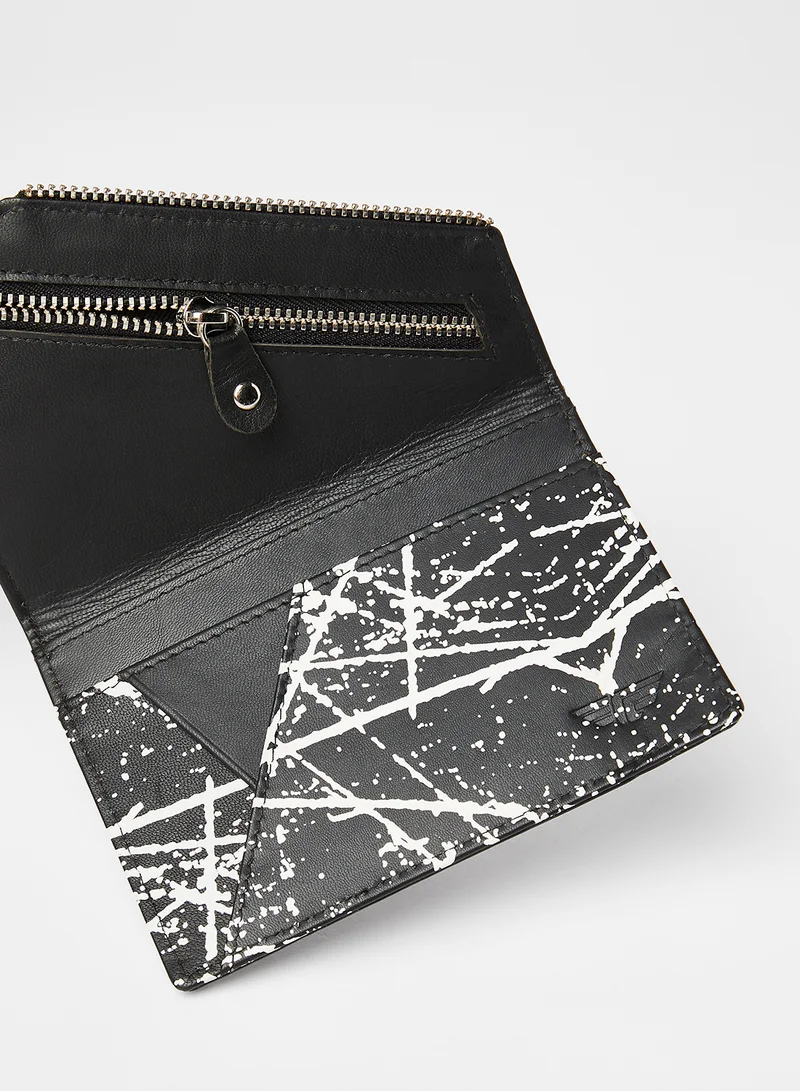 Red Tape Casual Men Leather Card Holder Black