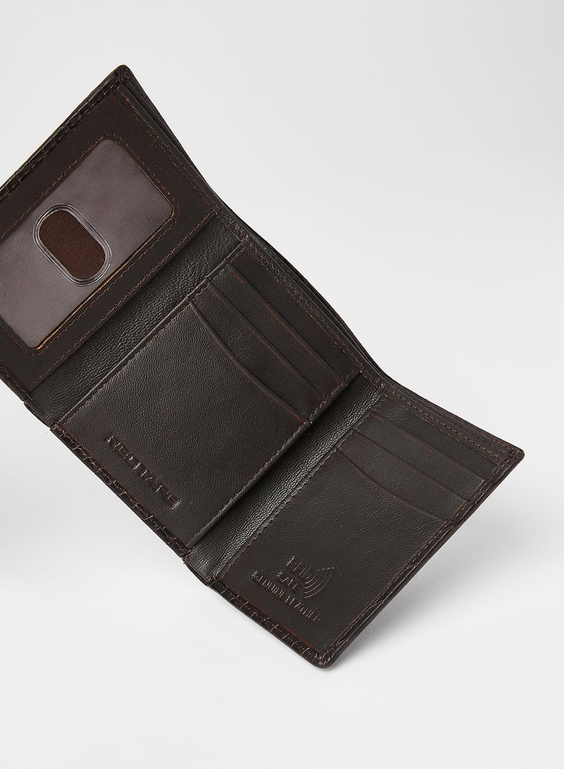 Red Tape - Casual Fold Men's Wallet Dark Brown - Image 1