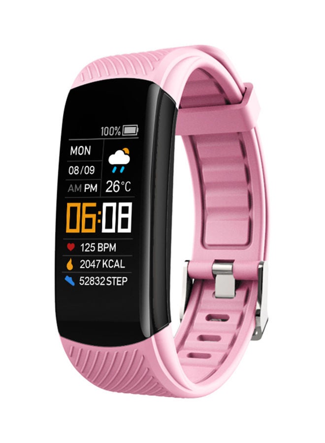 C5 Smart Sports Bracelet 0.96-Inch TFT Single-Touch Screen BT4.0 IP67 Waterproof Fitness Tracker Pink - Image 1