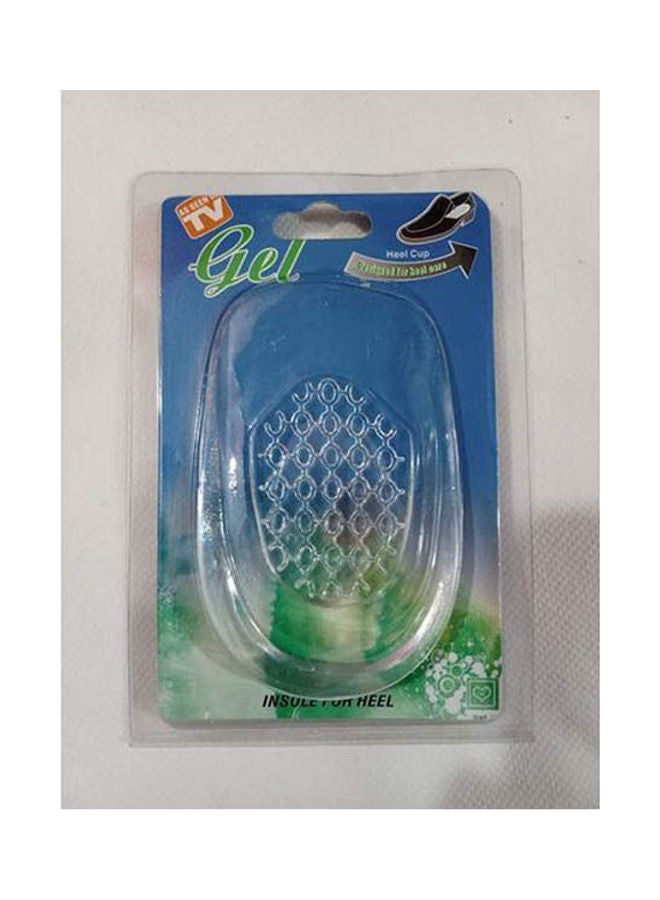 كأس نعل داخلي،  مريح وناعم على الكعب، مصنوع  من جل السيليكون.